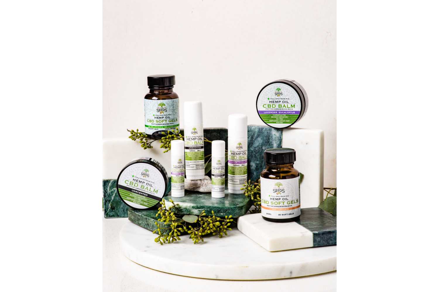 A selection of Always Choose Natural Skin Care Products