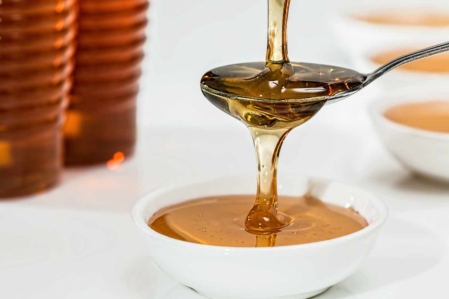 natural honey is excellent for natural skin tightening