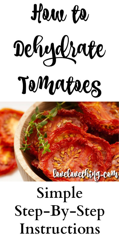 How to Dehydrate Tomatoes 6 How to dehydrate tomatoes - simple step by step method