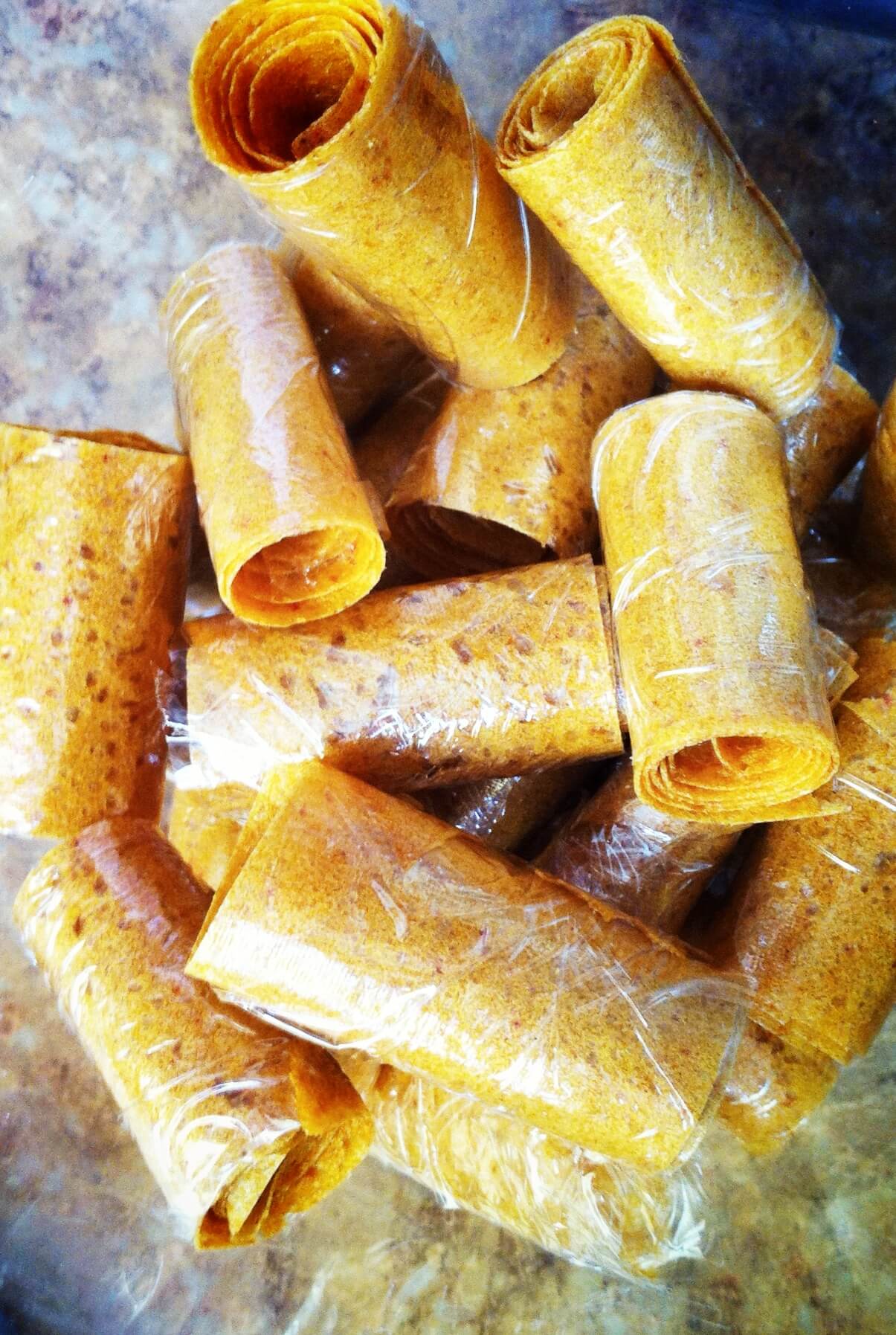 Healthy Homemade Fruit Roll-Ups 21 fruit snacks recipe