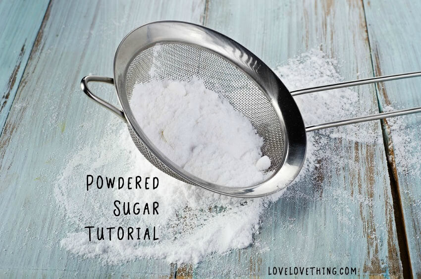 Homemade Powdered Sugar Tutorial 1 Did you know you can make your own powdered sugar? It tastes much better than store bought sugar. Keep this powdered sugar tutorial in mind the next time you run out!