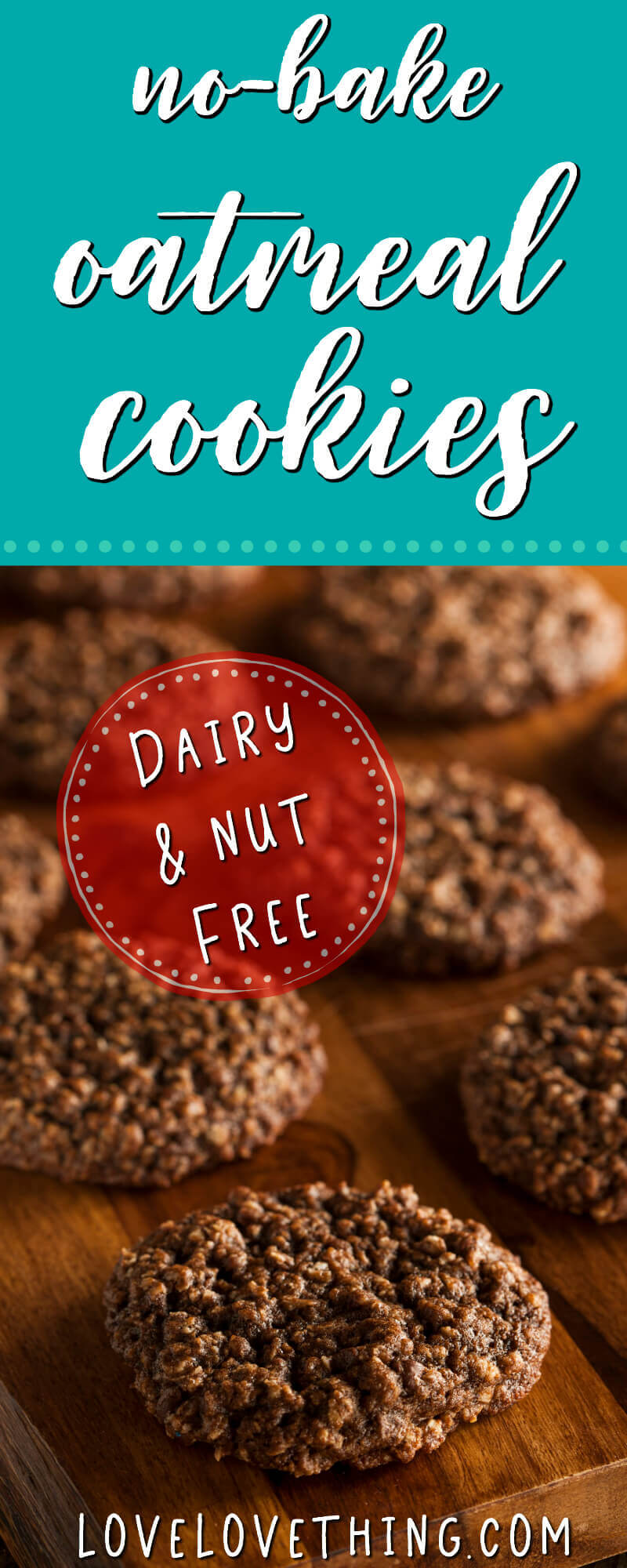 Dairy- and Nut-Free No-Bake Oatmeal Cookies 7 The best dairy & nut free No Bake Oatmeal Cookies / Preacher Cookies!
