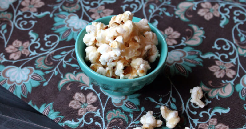 Maple Coco-Butter Popcorn - Dairy-Free 1 dairy free popcorn