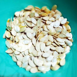 How to Roast Pumpkin Seeds & Squash Seeds 6 How to roast pumpkin and squash seeds. Be sure to use the oil mentioned in the post.