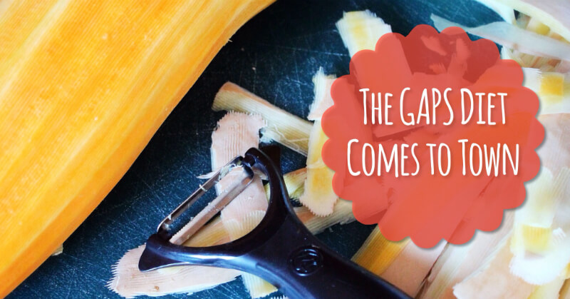 The GAPS Diet Comes to Town 1 The GAPS diet is coming to town. Allergy healing is on the itinerary!