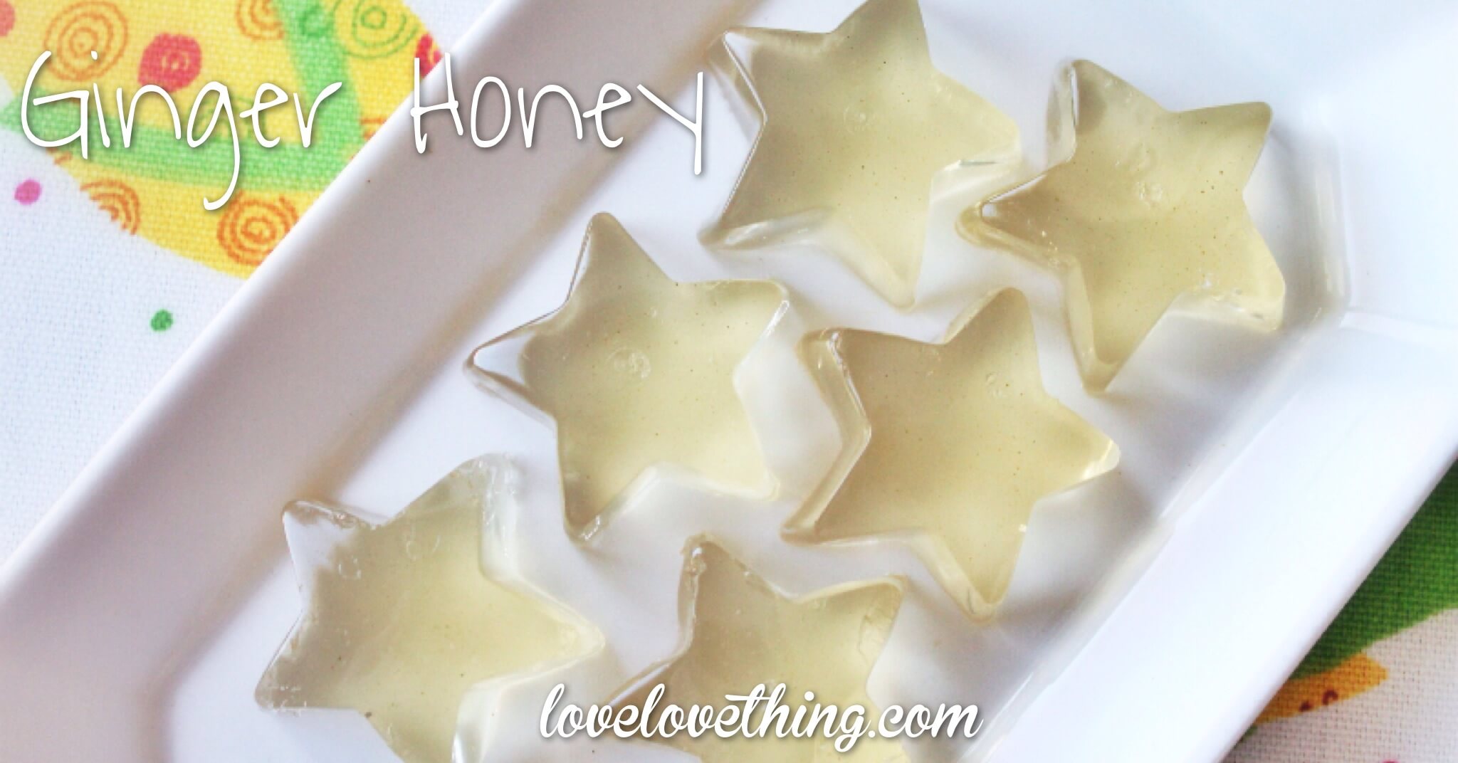 Ginger Honey Gummy Snacks - GAPS Intro legal!