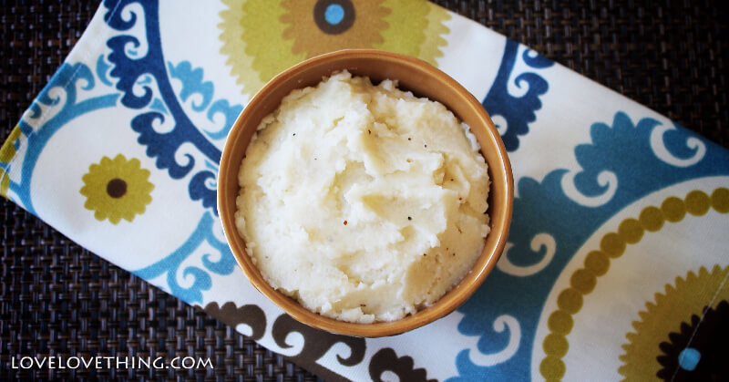 How I Save Time and Money by Editing Blogging Photos on My iPad 6 Easy mashed potatoes substitute.