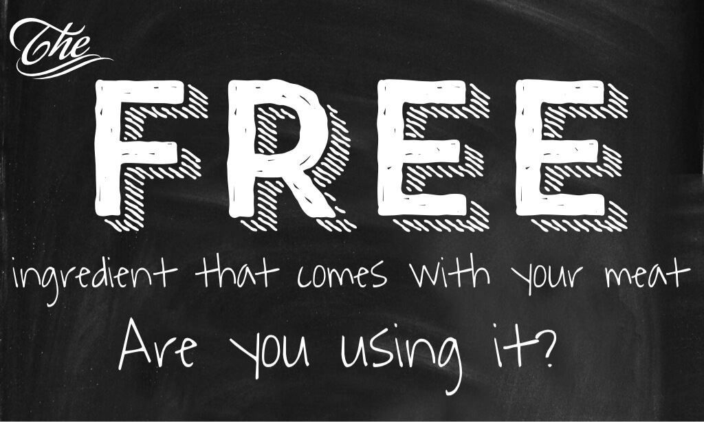 The Free Ingredient that Comes with Your Meat 2 I can't believe I've been missing out on this all these years. It's full of nourishing ingredients and ...