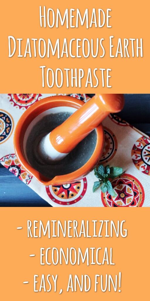 Homemade Diatomaceous Earth Toothpaste 3 Learn how to make homemade diatomaceous earth toothpaste for teeth remineralization.