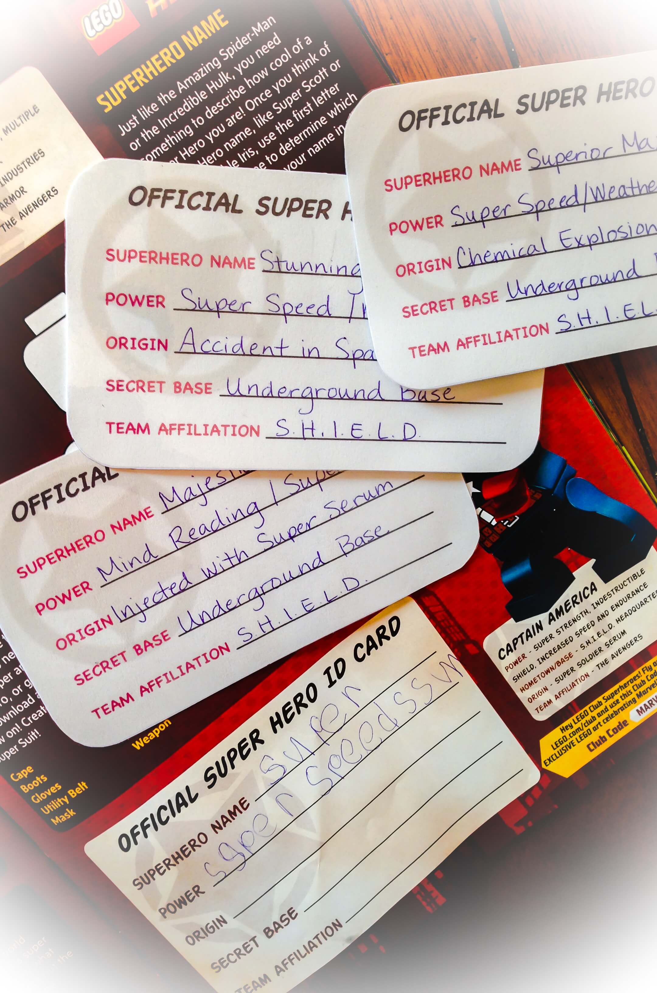 Superhero ID Cards - Free Superhero Printable 1 Free Superhero ID Card printable for the little superhero fans in your life.