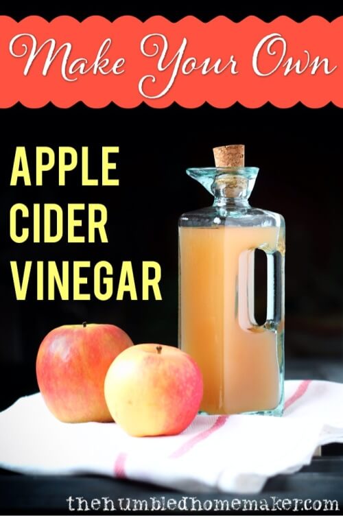 Homemade Apple Cider Vinegar 2 Make your own homemade apple cider vinegar and save money!!!