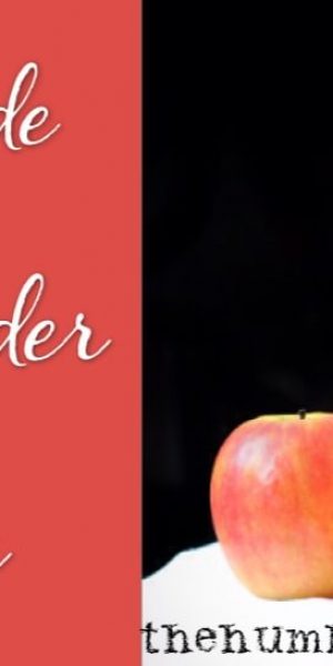 Homemade Apple Cider Vinegar