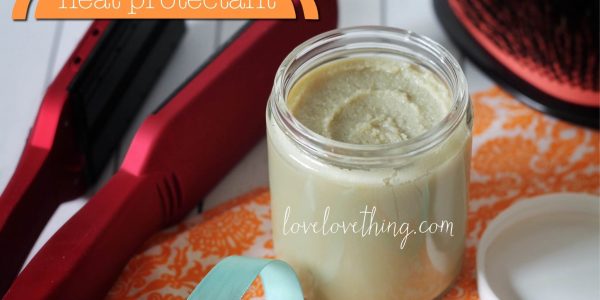 Homemade Heat Protectant with free printables!