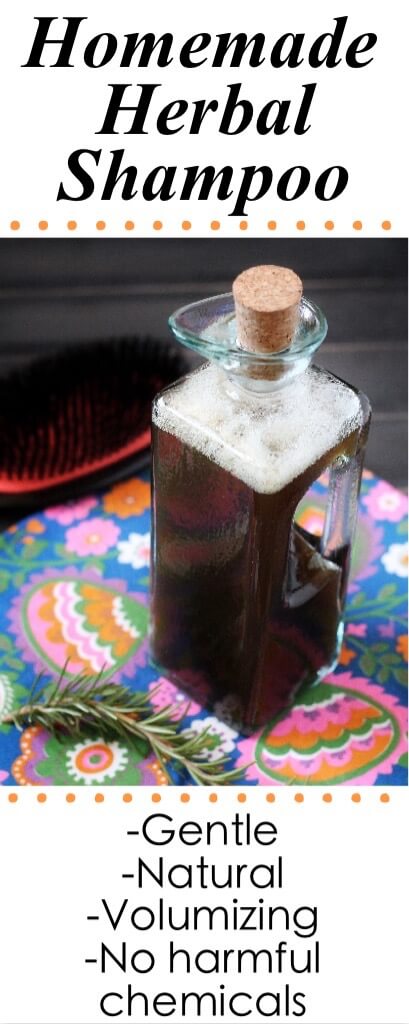 Homemade Herbal Shampoo 9 Homemade herbal shampoo recipe - volumizing and safe for no-poo!!