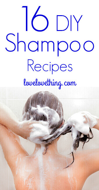 16 Homemade Shampoo Recipes 4 If you're thinking about ditching commercial shampoo, try one of these homemade shampoo recipes!