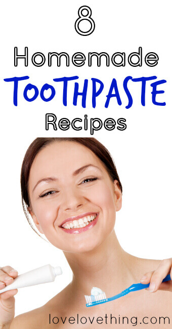 8 Homemade Toothpaste Recipes 3 8 healthy toothpaste recipes!! So much good stuff!!