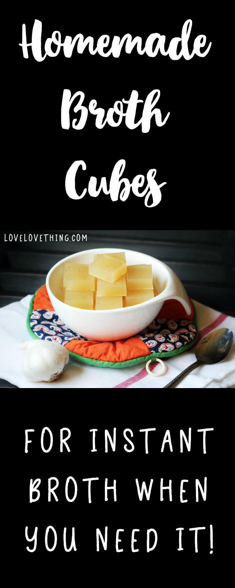 How to Make Homemade Broth Cubes for Instant Broth 7 Homemade Instant Broth Cubes - a healthy way to keep broth on hand!