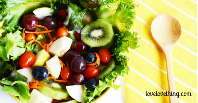 14 Healthy Fruit Salad Recipes 7 14 Healthy Fruit Salad Recipes - It's a Love/Love Thing - bowl of fruit salad on table