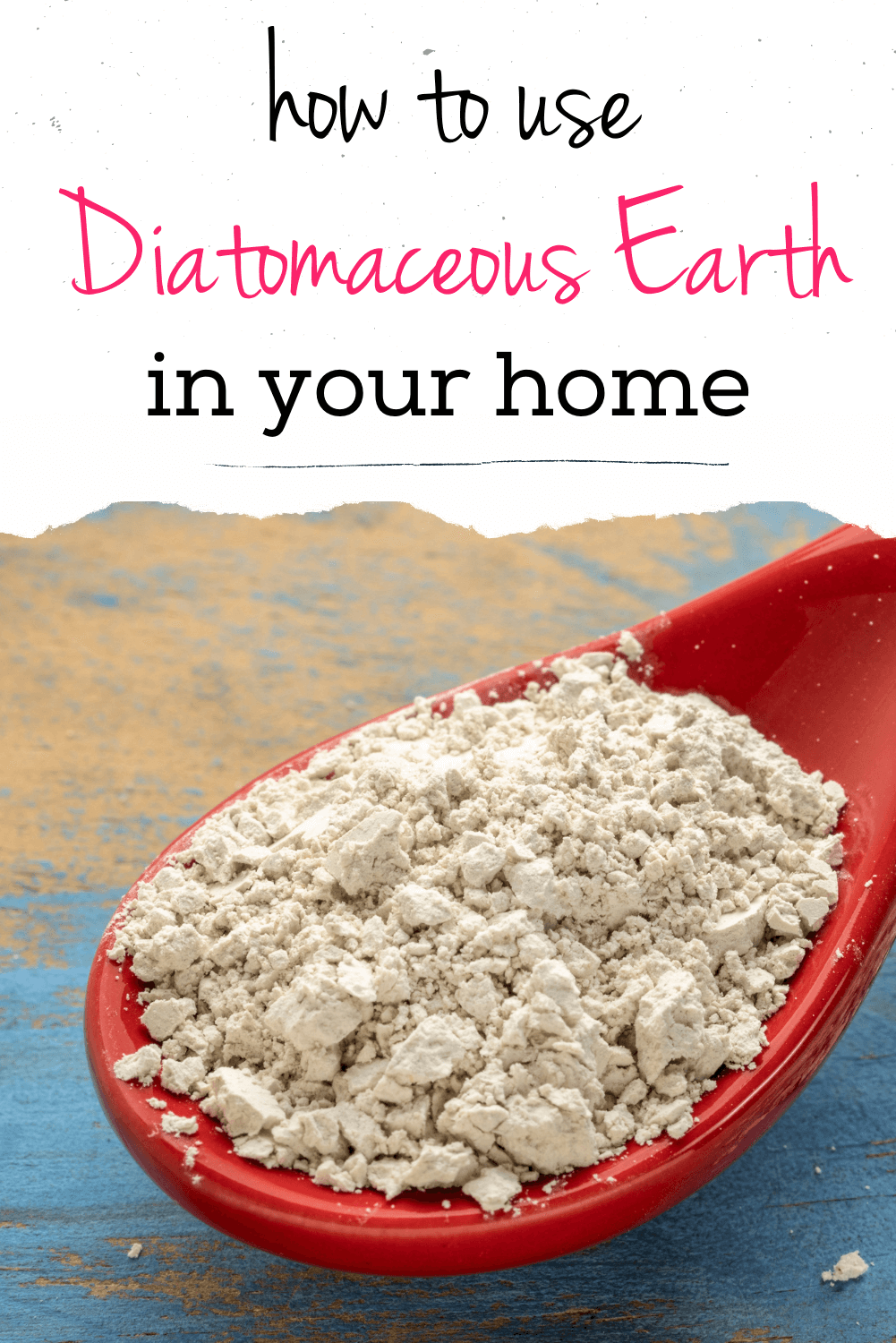 Diatomaceous Earth Uses: 13 Smart Ways to Use Diatomaceous Earth In Your Home 2 spoonfull of diatomaceous earth